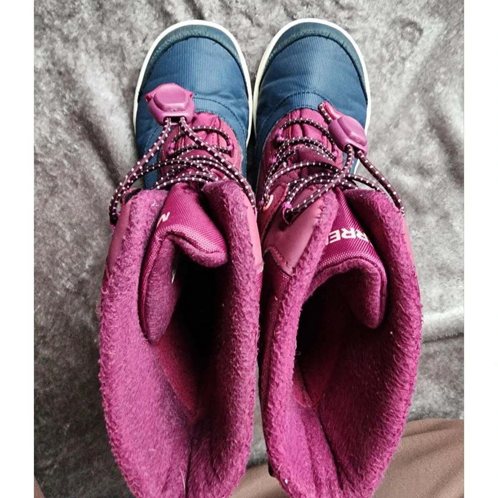 Merrell Girls Snow‎ Bank 2.0 WTRPF Winter Boots Pink Navy US 3 MK162106